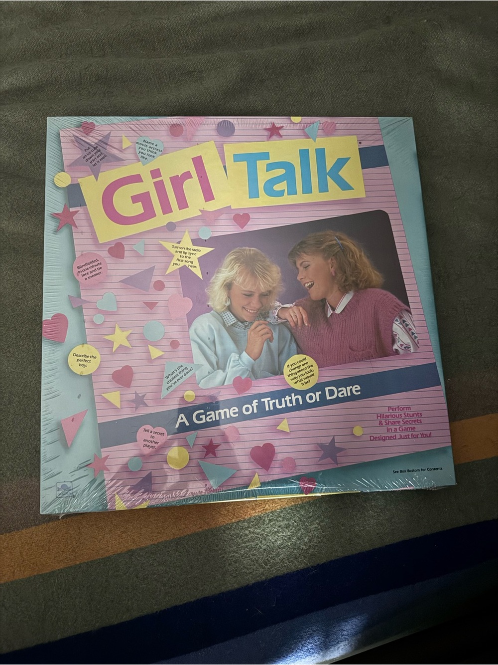 Unopened 1988 Girl Talk: A Game of Truth or Dare - Pink Game